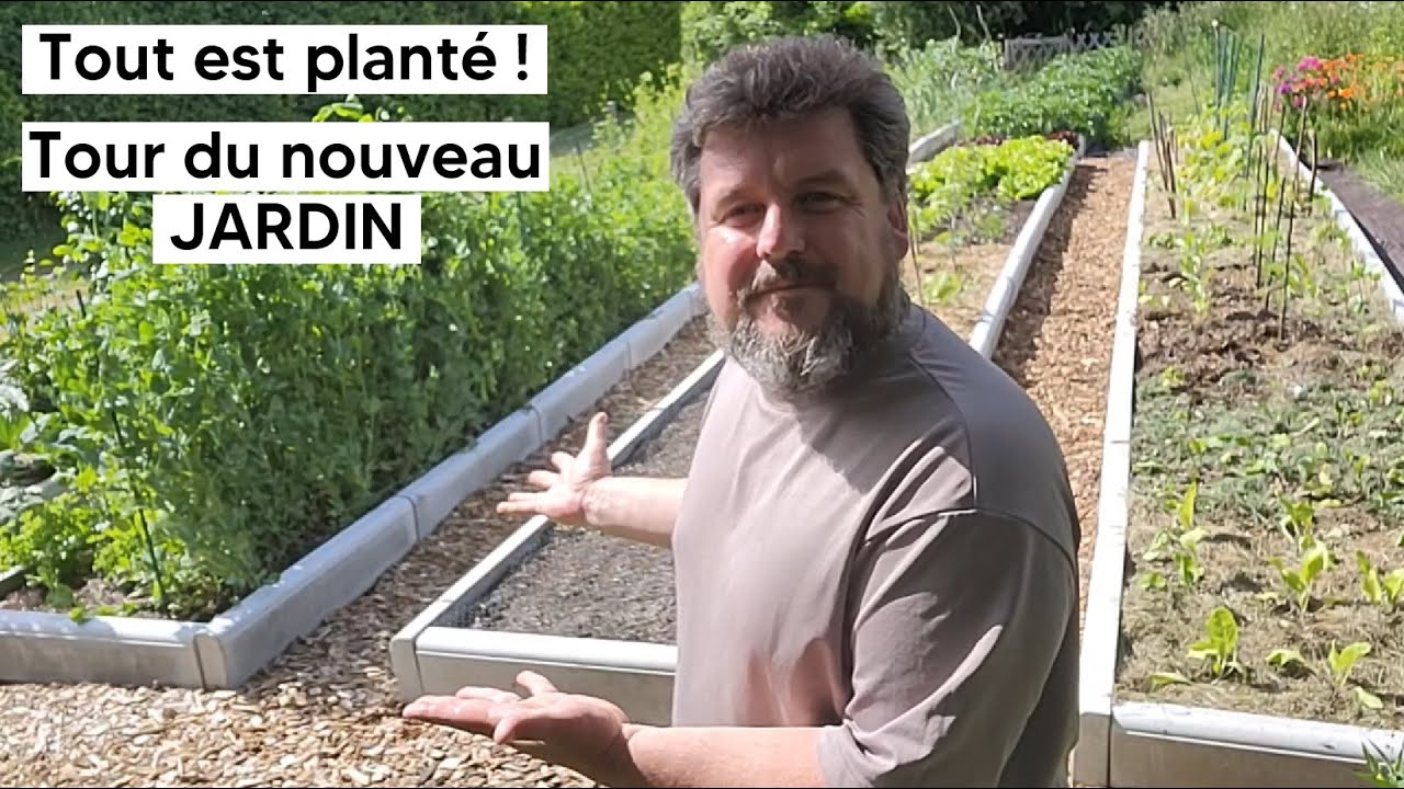 Le potager est planté ! On fait le tour du nouveau POTAGER 🙂