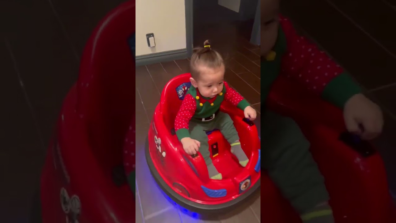 Baby Zeke love his new toy🏎️😍