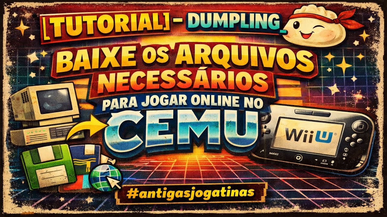 [TUTORIAL] - DUMPLING: BAIXE OS ARQUIVOS NECESSARIOS PARA JOGAR ONLINE NO CEMU. #antigasjogatinas
