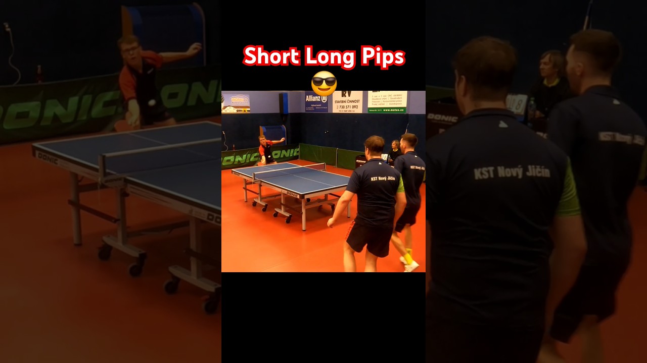 Short Pips and Long Pips in Doubles #kstnovyjicin #tabletennis #stolnitenis