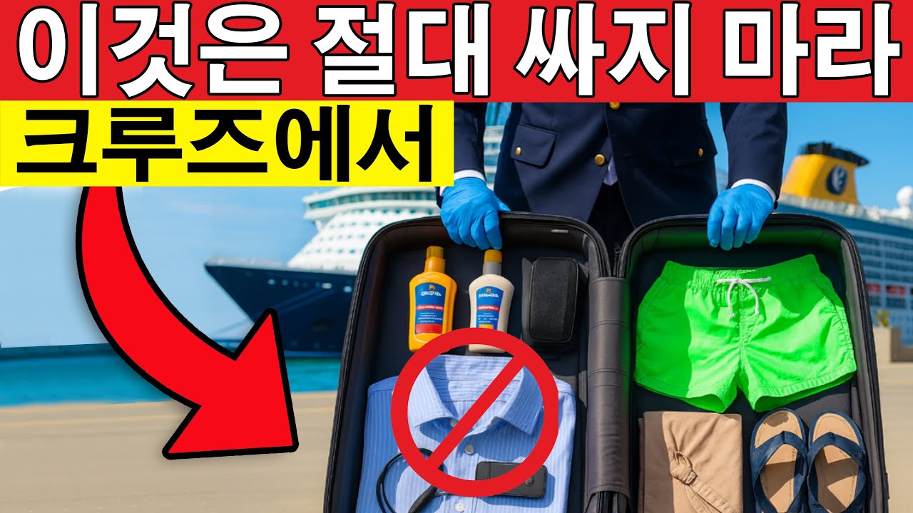 크루즈에서 금지