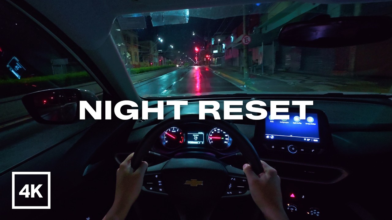 POV Drive After a Quick Energy Drink Run | Relaxing City Drive (No Music)