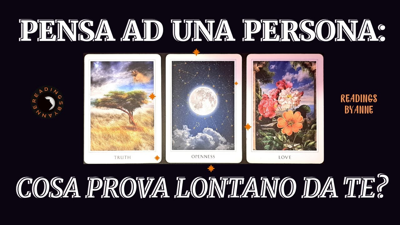 Pensa ad una persona e scopri cosa prova lontano da te #letturatarocchi