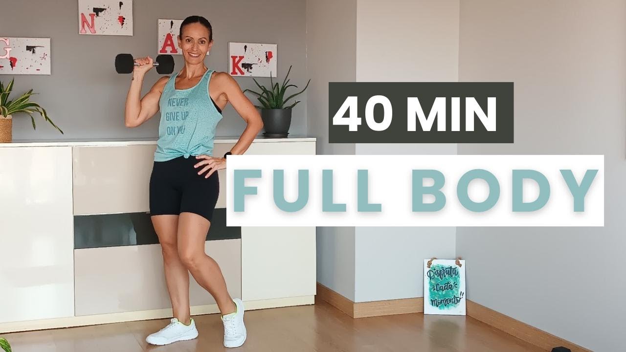 💪40 MIN. TOTAL BODY SESSION AT HOME | Trabaja La Fuerza y Resistencia en Casa
