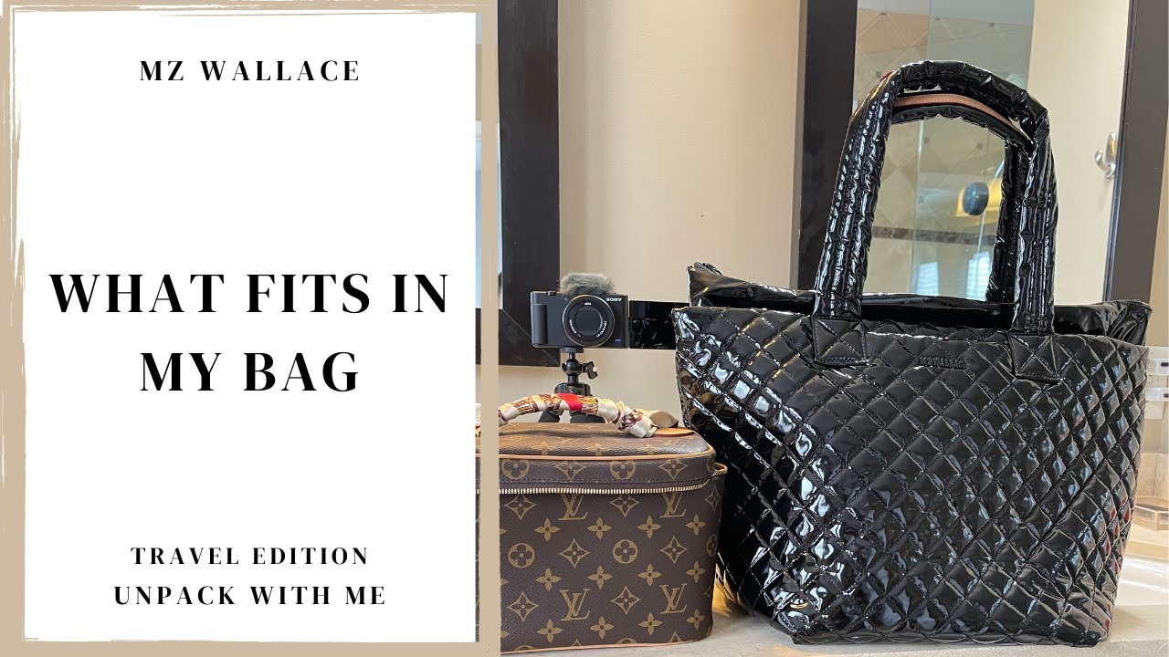 MZ Wallace Metro Tote Deluxe (Medium) | Travel Edition/Un-Packing Video | lisettejanae