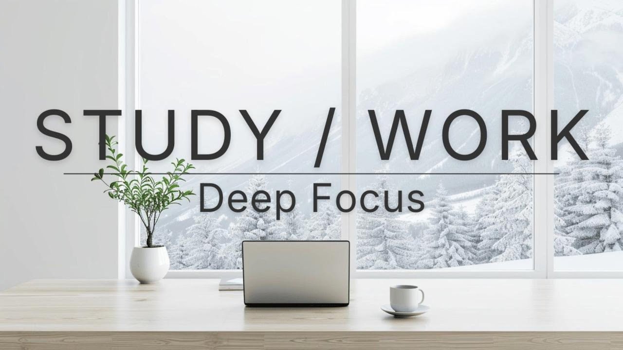 Deep Work Focus Music (No Noise) — Clean Ambient Background for Study & Work