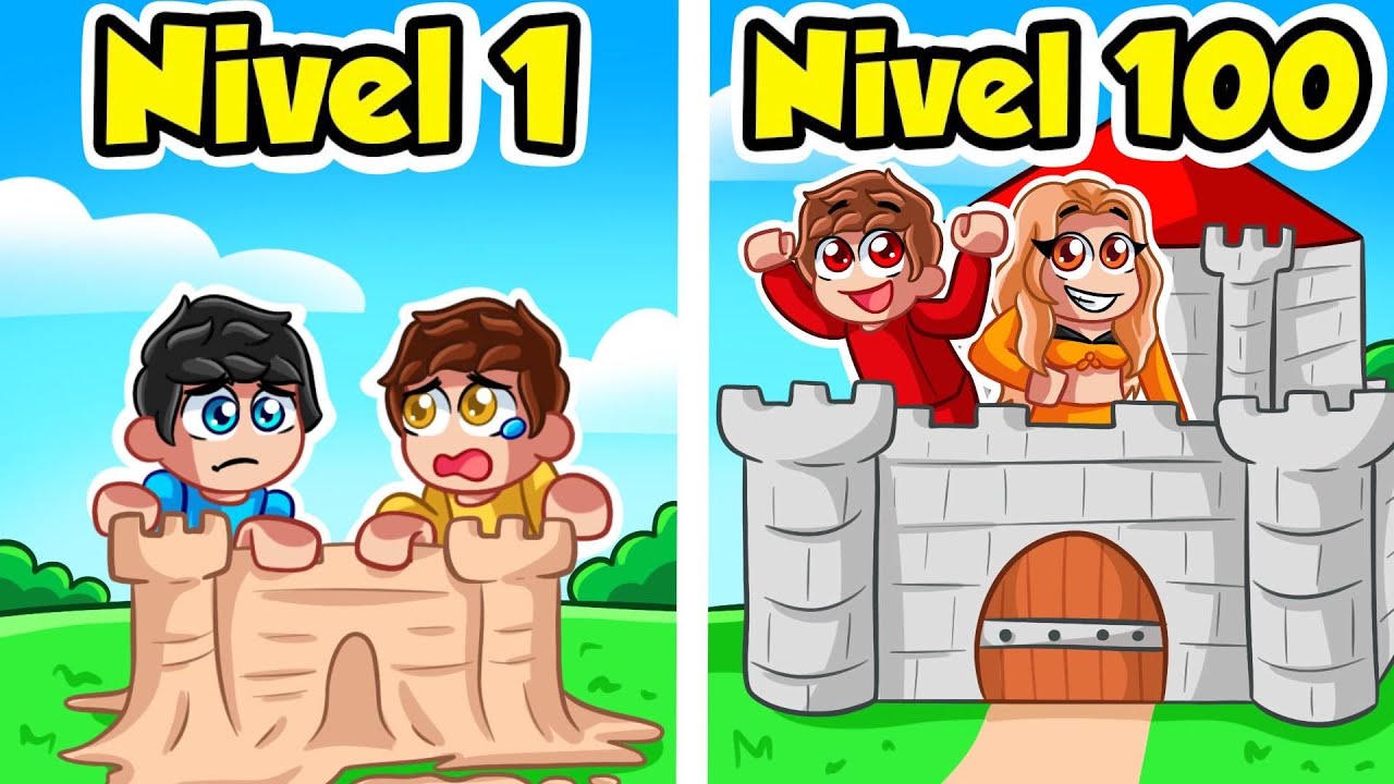 We went from NOOB Castle to PRO Castle in Roblox!