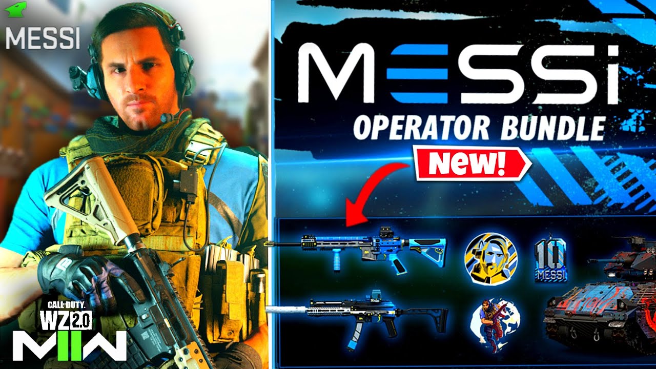 NEW MESSI OPERATOR BUNDLE REVIEW! *BLUE TRACERS* (MW2/ Warzone 2)