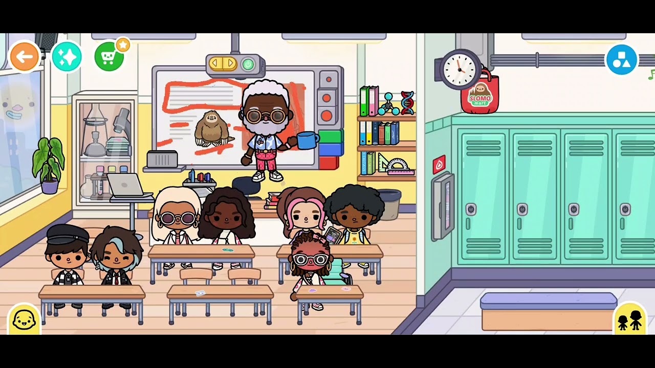 Toca Boca roplay first of high school 