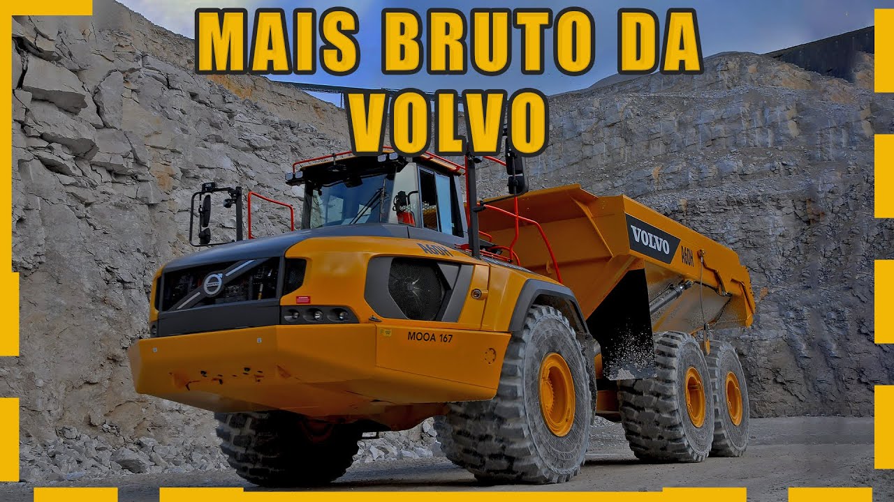 MAIOR CAMINHÃO BASCULANTE DO BRASIL - VOLVO A60H