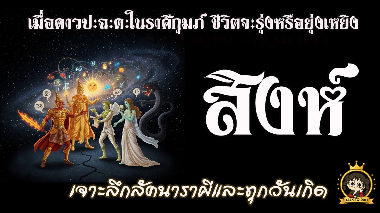 #สิงห์ อังคารทับเรือนปตนิ:23 ก.พ.-2 เม.ย.69 |เมื่อดาวปะฉะดะที่ราศีกุมภ์ชีวิตจะยุ่งหรือรุ่งเรือง!!