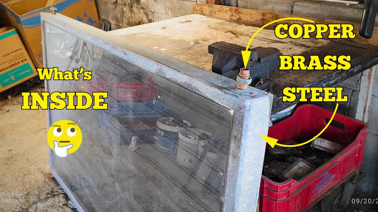 How to Scrap Water Heater Solar Panels || Get Paid $100 in ONE Hour!