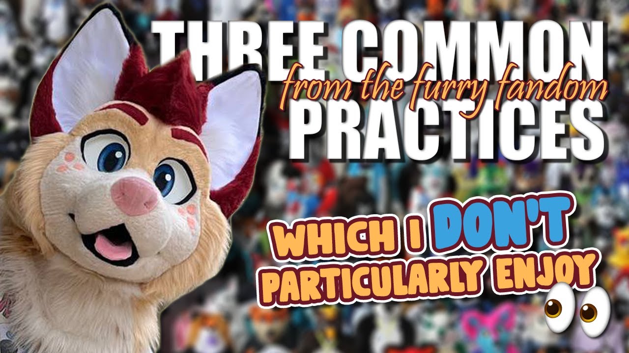 Three VERY COMMON Practices in the FURRY FANDOM That I DON'T Generally ENJOY.