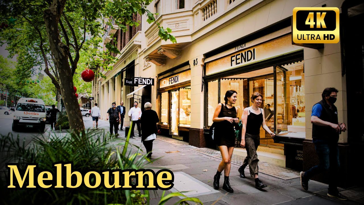 I Walked LUXURY Collin Street In AUSTRALIA 4K