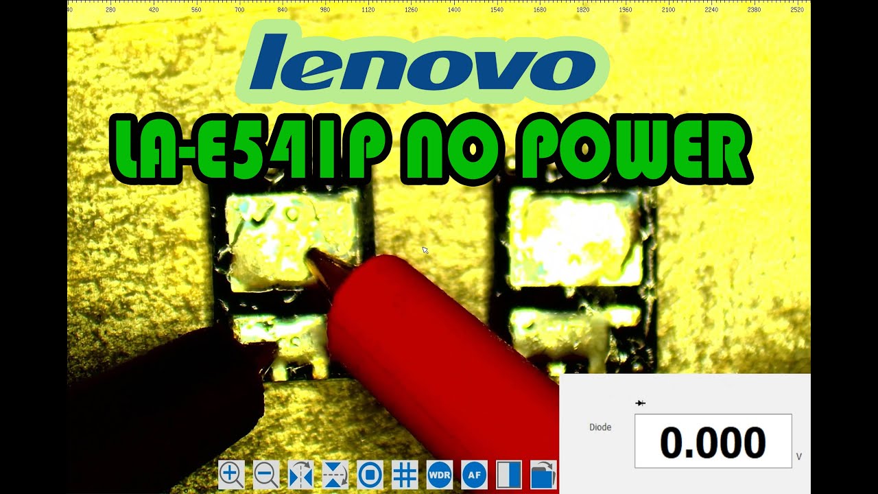 LA E541P No Power-اصلاح جهاز لينوفو فاصل باور