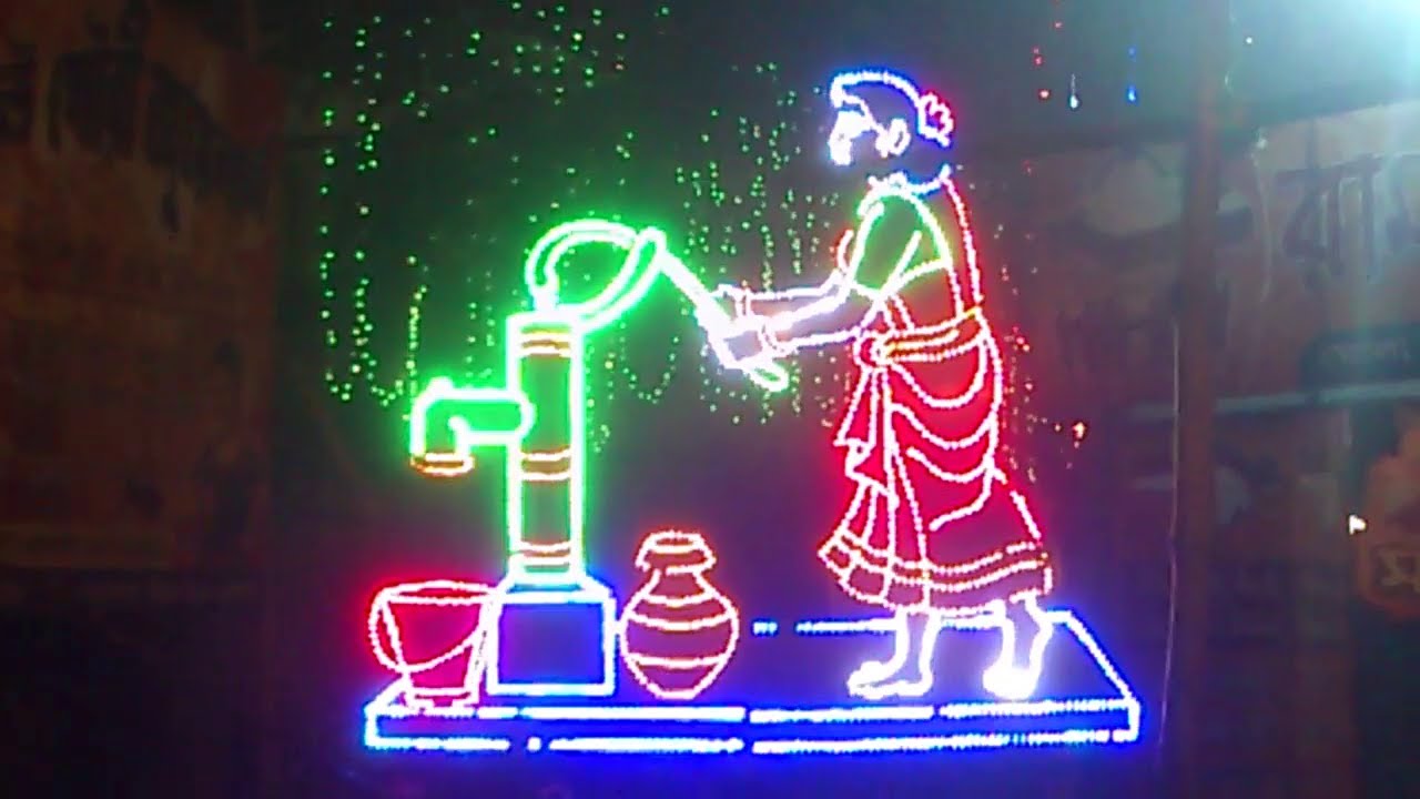 Kolkata Famous Kali Puja: Barasat LED Street Lighting 2013