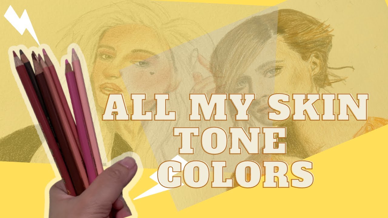 All My Skin Tone Colors+ Swatching Polychromos Skin Tone Colors