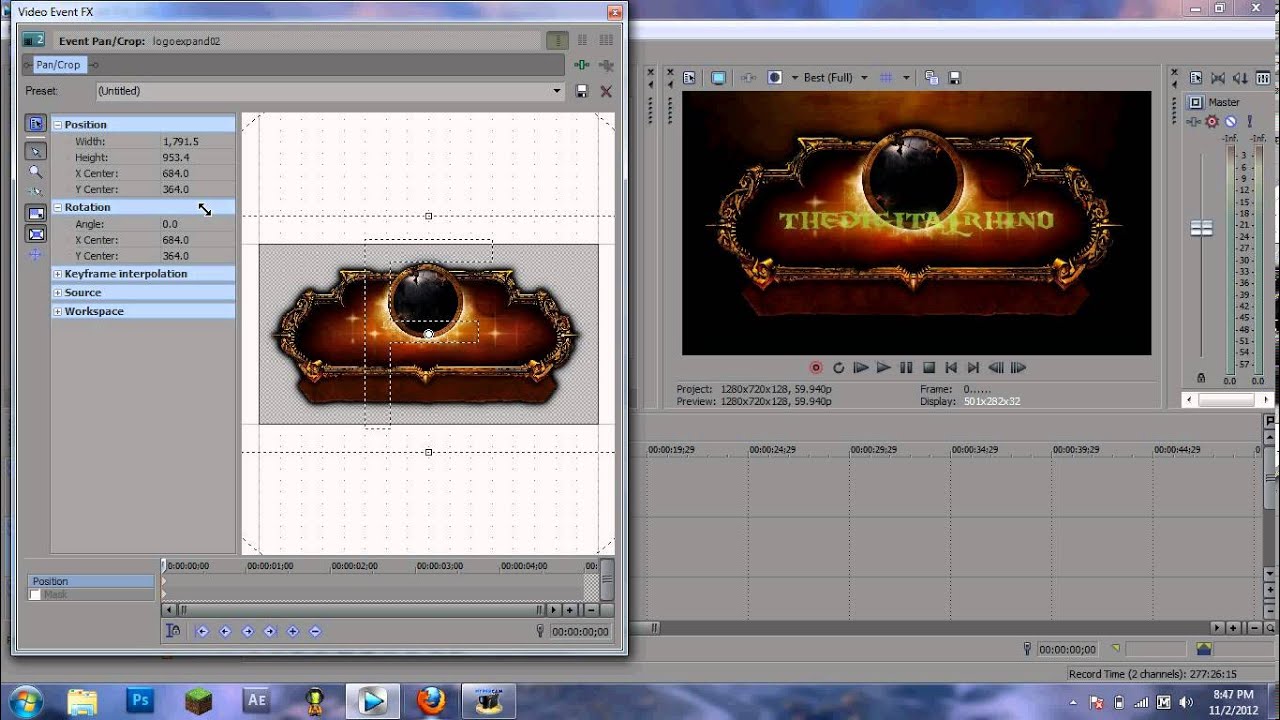 How to Make a World of Warcraft Intro in Sony Vegas pro 13-8