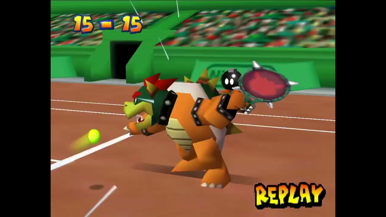 Mario Tennis 64 Moonlight Cup - Bowser