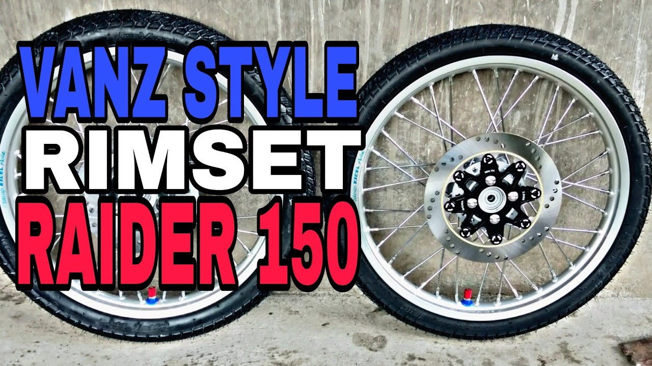 VANZ STYLE RIMSET,  RAIDER 150