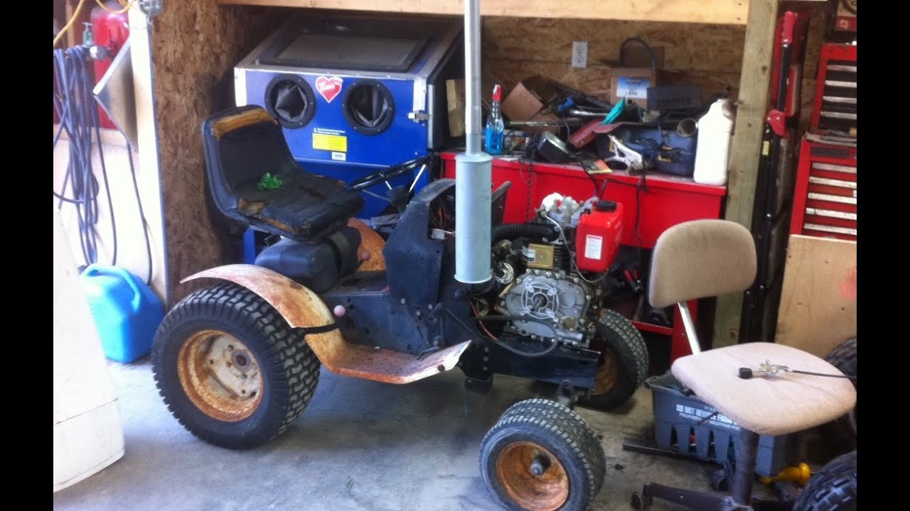 10HP Diesel Garden Tractor ** Exhaust and Cold Start ***Build Part 2***