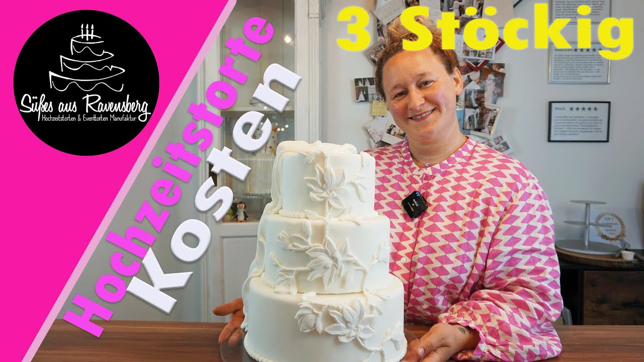 Was kostet eine 3 Stöckige HOCHZEITSTORTE ? 😨 #hochzeit #hochzeitstorte