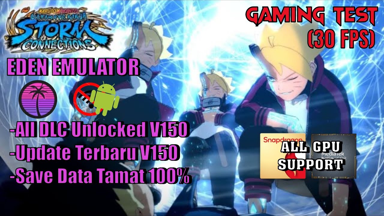 🔥LEBIH BAGUS DARIPADA YUZU | Full setup Eden Emulator | Settingan Naruto X Boruto Storm Connections