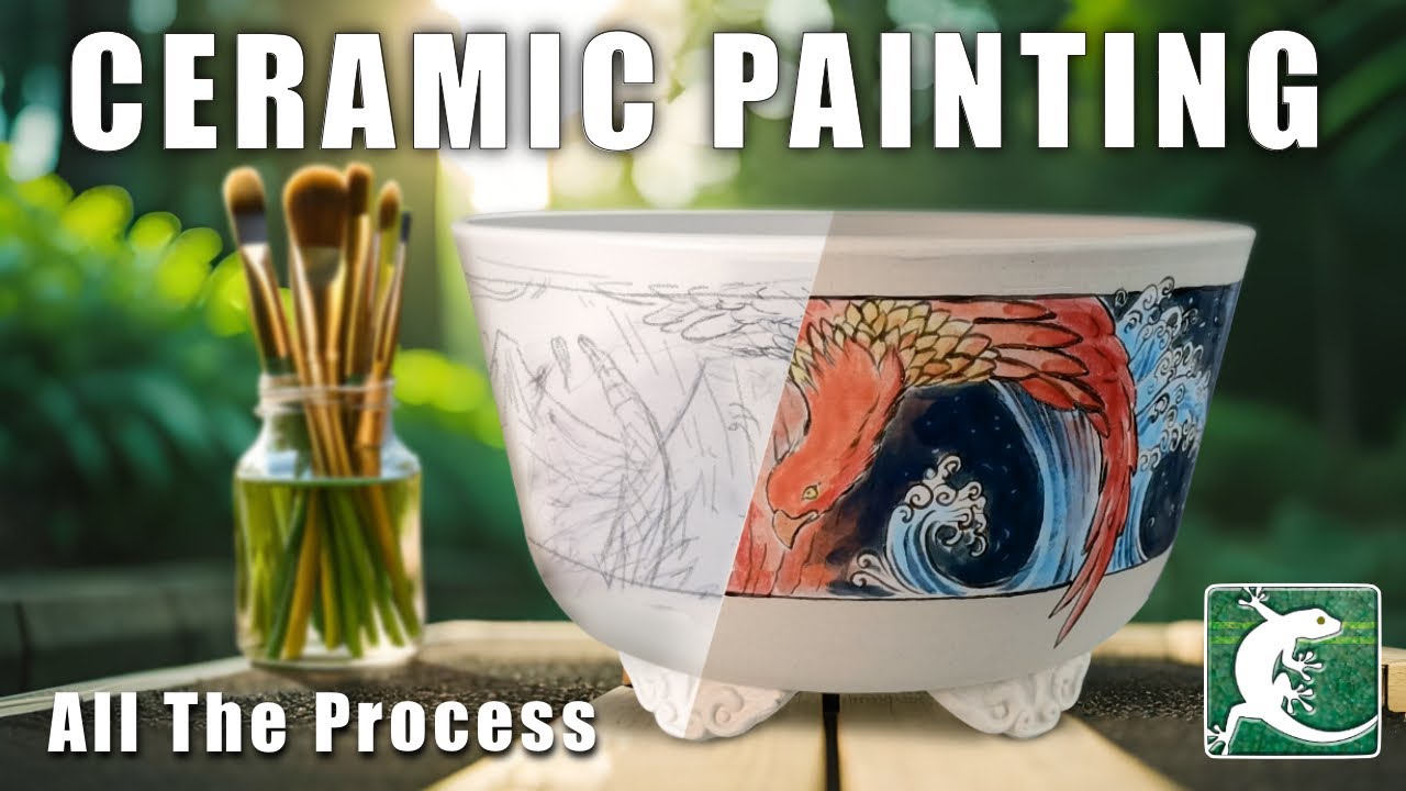 Ceramic Painting Process: How to Paint an Epic Scene