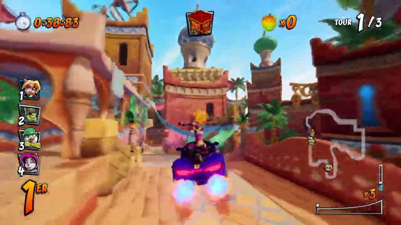 CTR : Nitro Fueled : Circuit du Crépuscule (Tawna)
