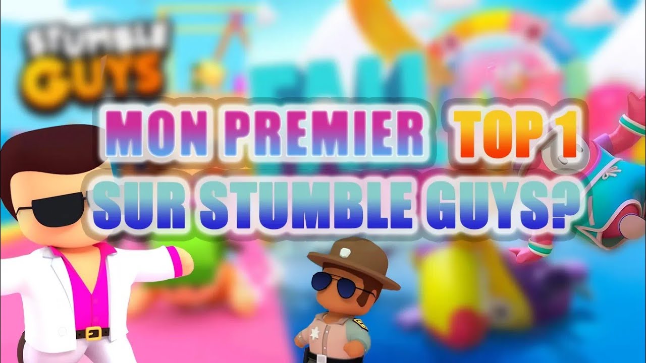 C'est dur de gagner sur Stumble Guys!!😭 (objectif Top1)