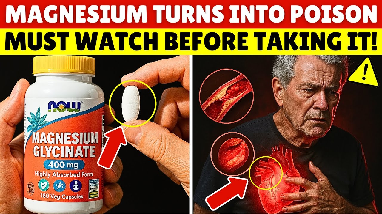 4 Warning Signs You Should Never Take Magnesium, 5 Signs You Must Take It Daily | Senior Health Tips