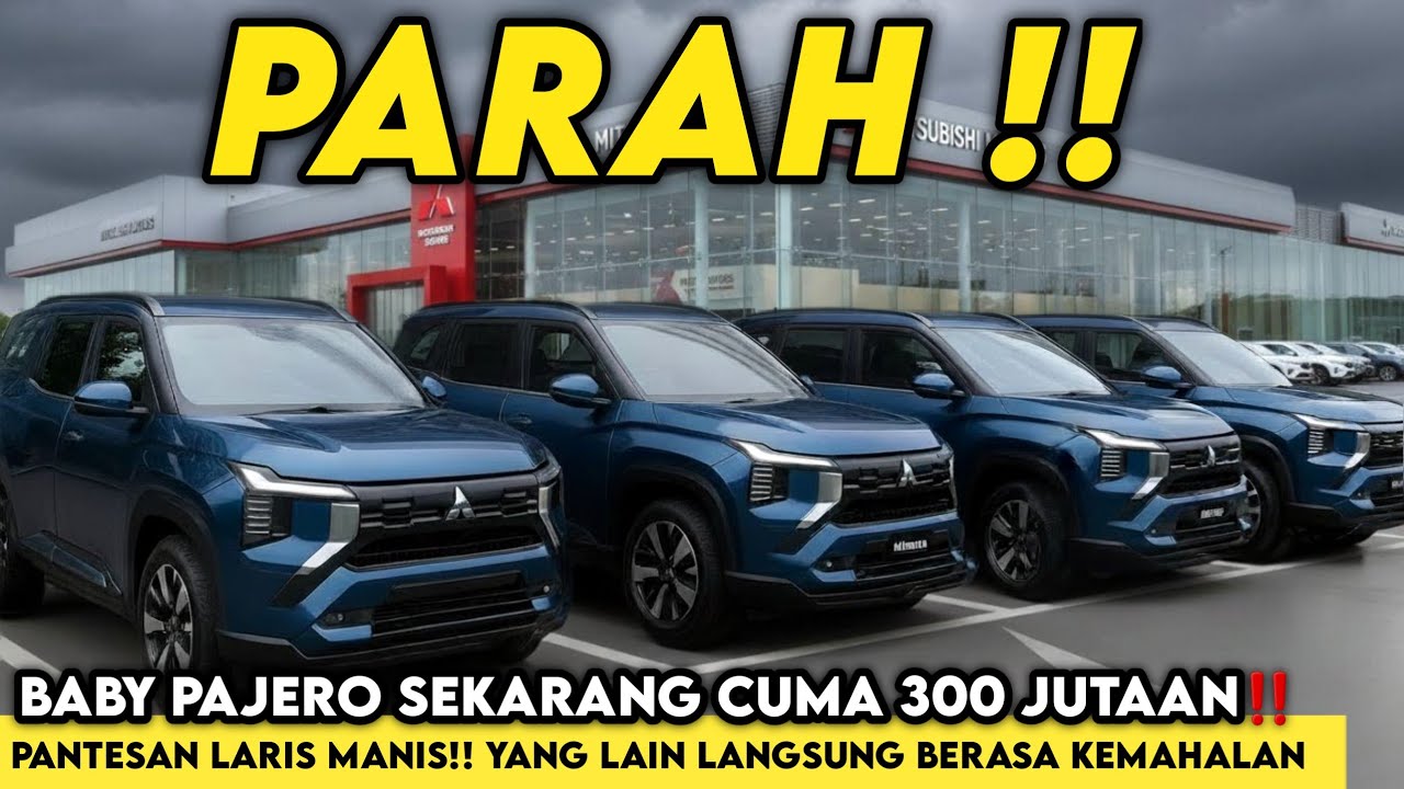 HARGA RUNTUH‼️ Mitsubishi Cuci Gudang Besar-besaran, Destinator & Pajero Dijual Murah!!