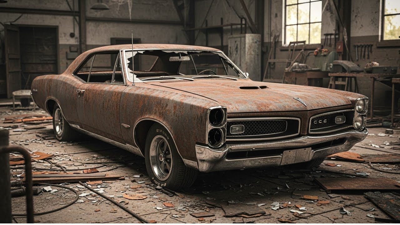 ASMR Car Restoration! 1967 GTO Full Restoration from Damaged to Looking New