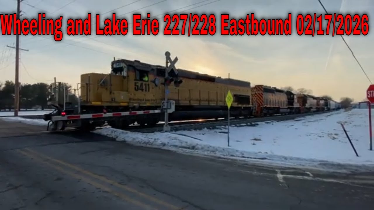 Wheeling & Lake Erie 5411,7019,7001,7025 Eastbound Manifest Tain 02/10/2026