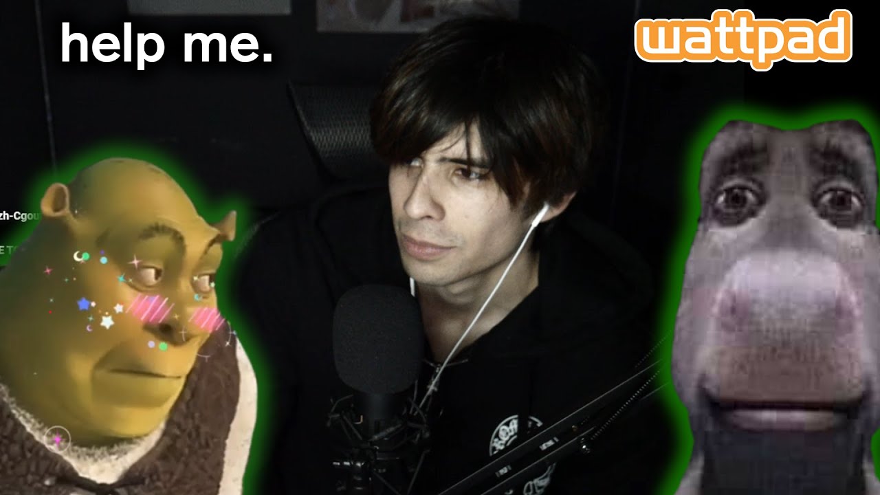 Reading a Shrek x Donkey Wattpad