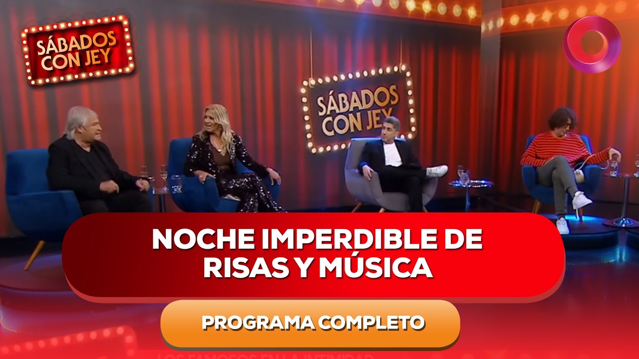 Noche imperdible de risas y m&uacute;sica| #S&aacute;badosConJey Completo - 04/04 - El Nueve