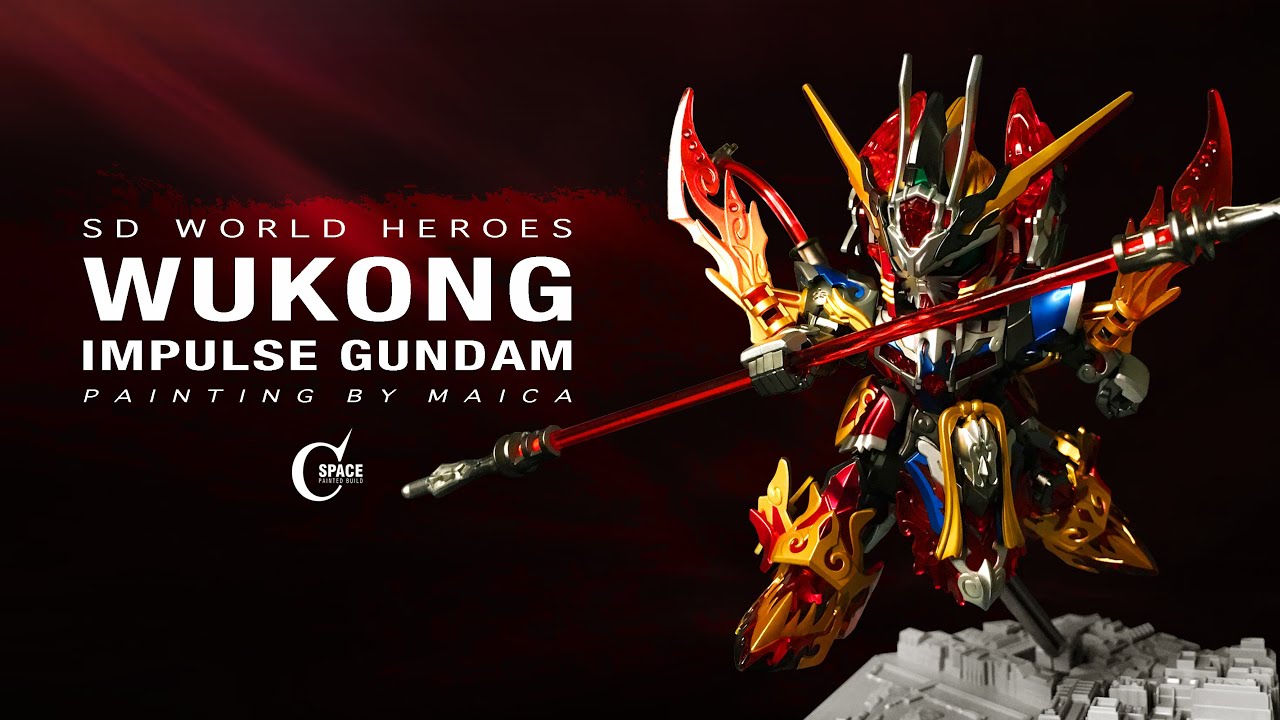 WUKONG IMPULSE GUNDAM - Painting by Maica