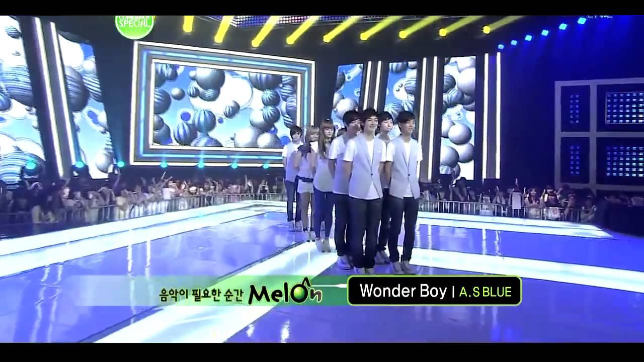 [HD] After School Red/Blue - Night Sky/Wonder Boy [Live at Inkigayo Comeback Stage]