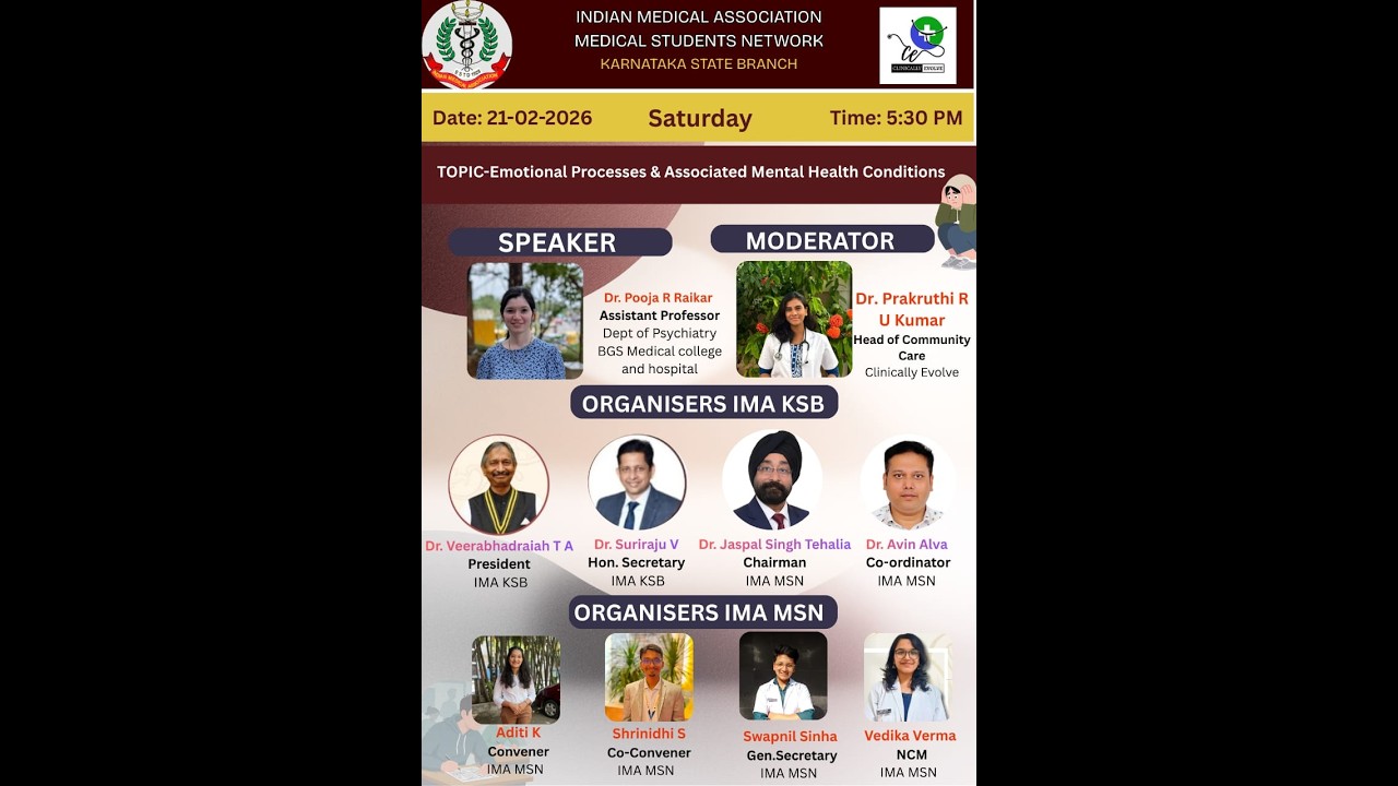 IMA MSN WEBINAR ON MENTAL HEALTH