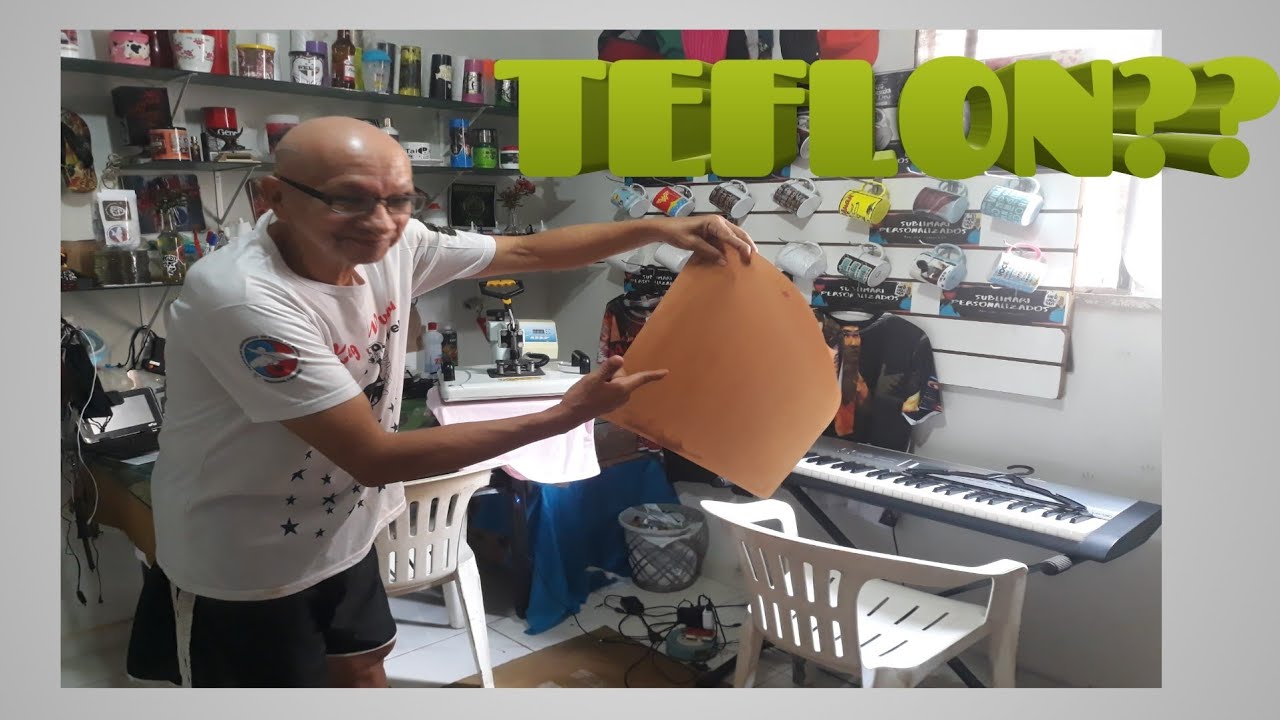 COMO EVITAR MANCHAR A SUA PRENSA DE SUBLIMAÇÃO? #TEFLON #SOMBRA #MANCHA