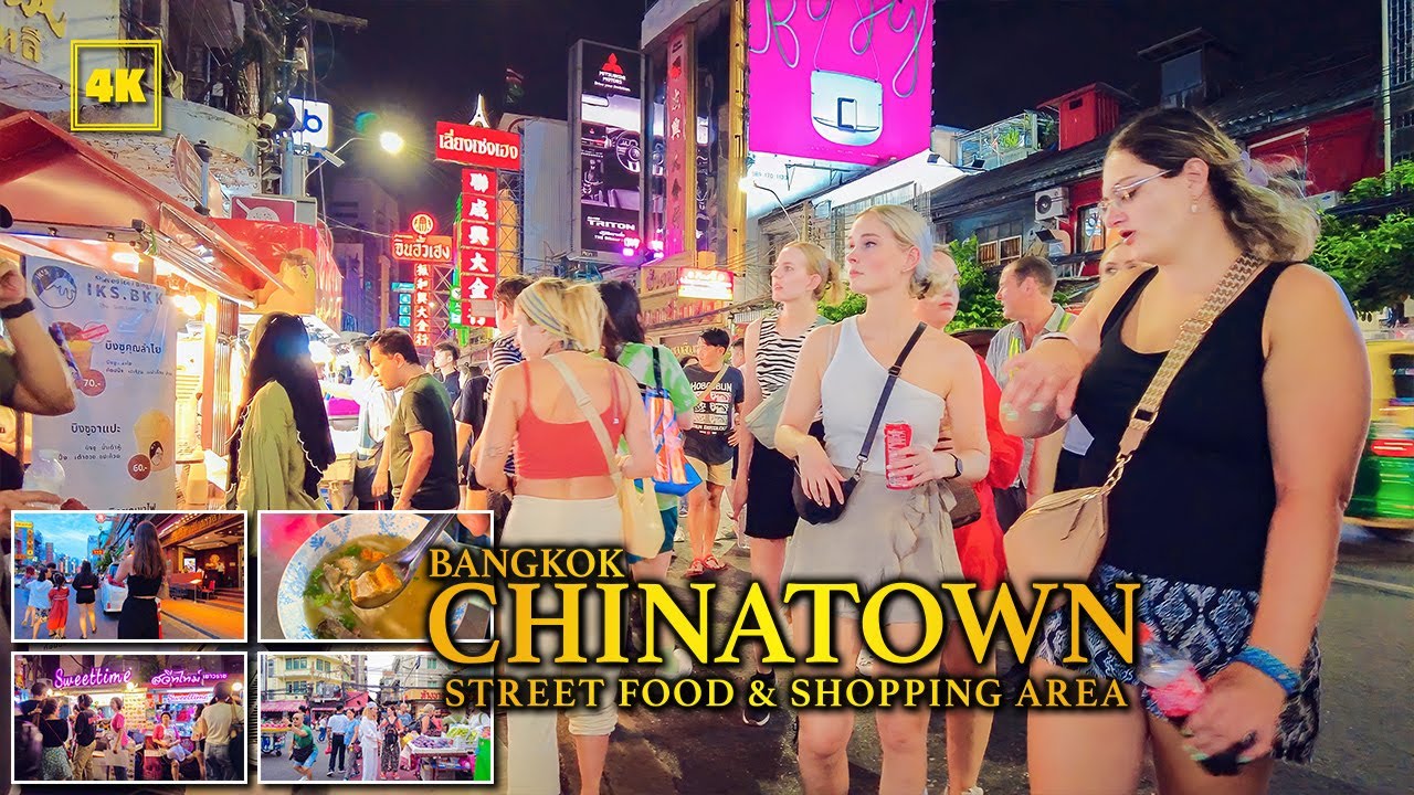 BANGKOK CHINATOWN ( Yaowarat Road ) / Enjoy! Street food & Shopping😀