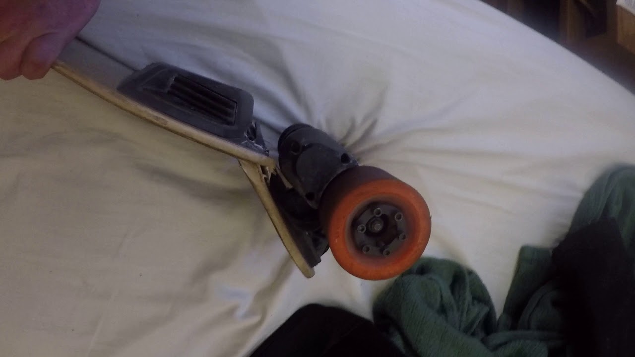boosted board hit by a car