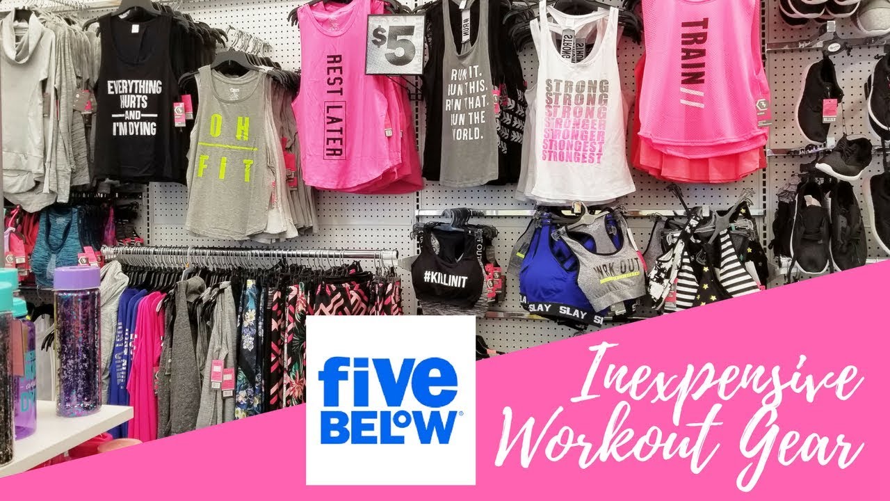 Five Below Come Shop With Me | Inexpensive Workout Gear Store Walk Through