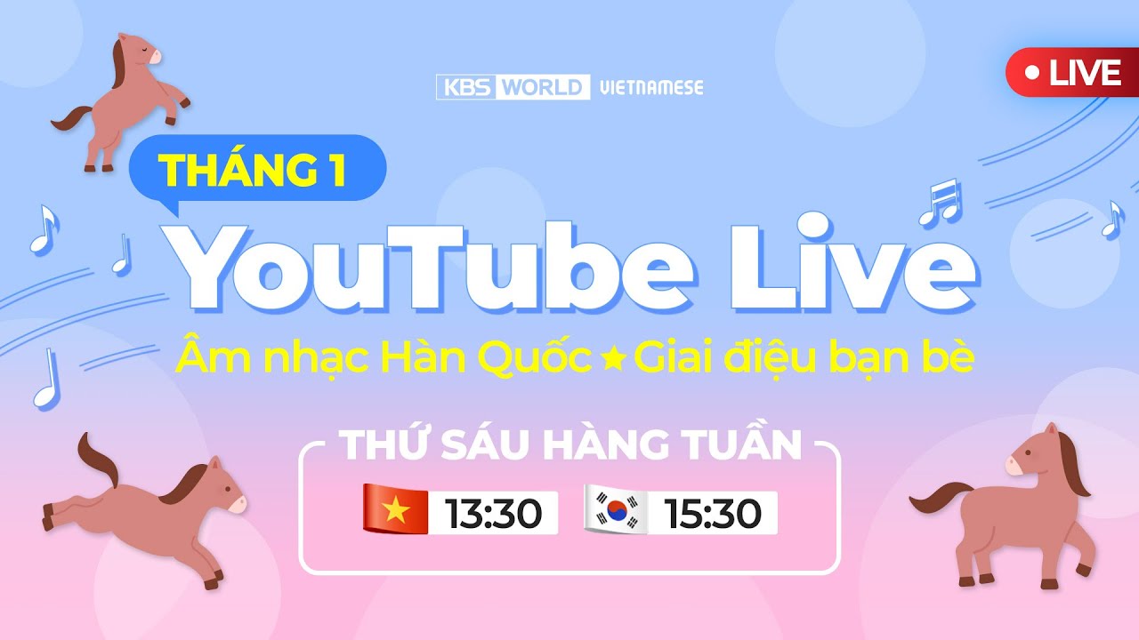 [Live] Âm nhạc Hàn Quốc - Giai điệu bạn bè (Vietnamese Kpop program 30/1/2026)