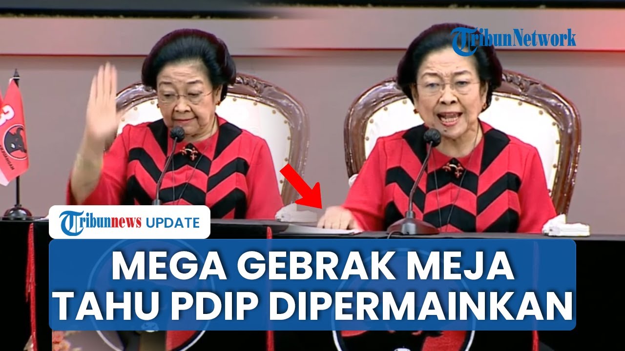 Marah Sampai Gebrak Meja, Megawati Akui Tahu PDIP Dipermainkan: Beraninya di Belakang Doang