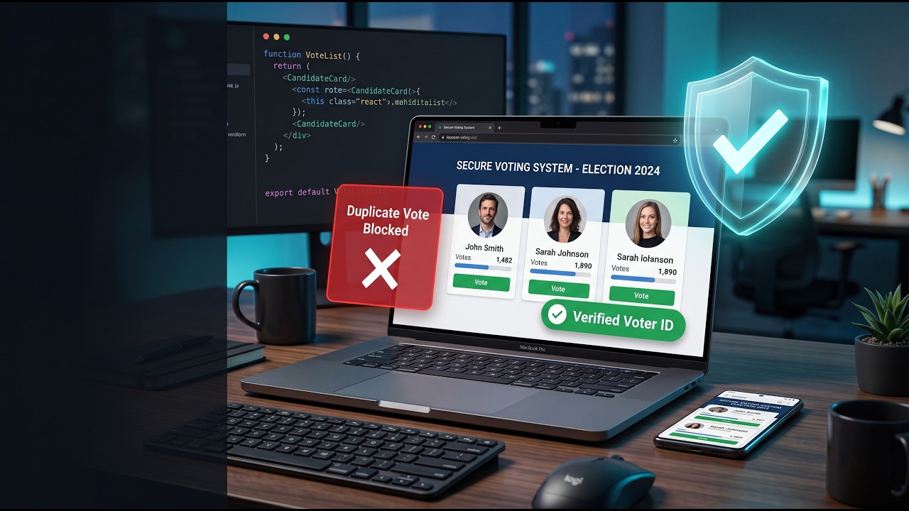 React & Firebase Secure Voting App That Prevent Fraud Voting #ReactJS #Firebase #WebDevelopment