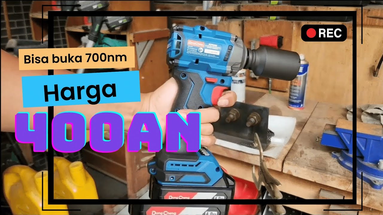 GIL4!!! cuma 400an loh ini... || Cordless Brushless Impact Wrench Dongcheng DCPB358 Z