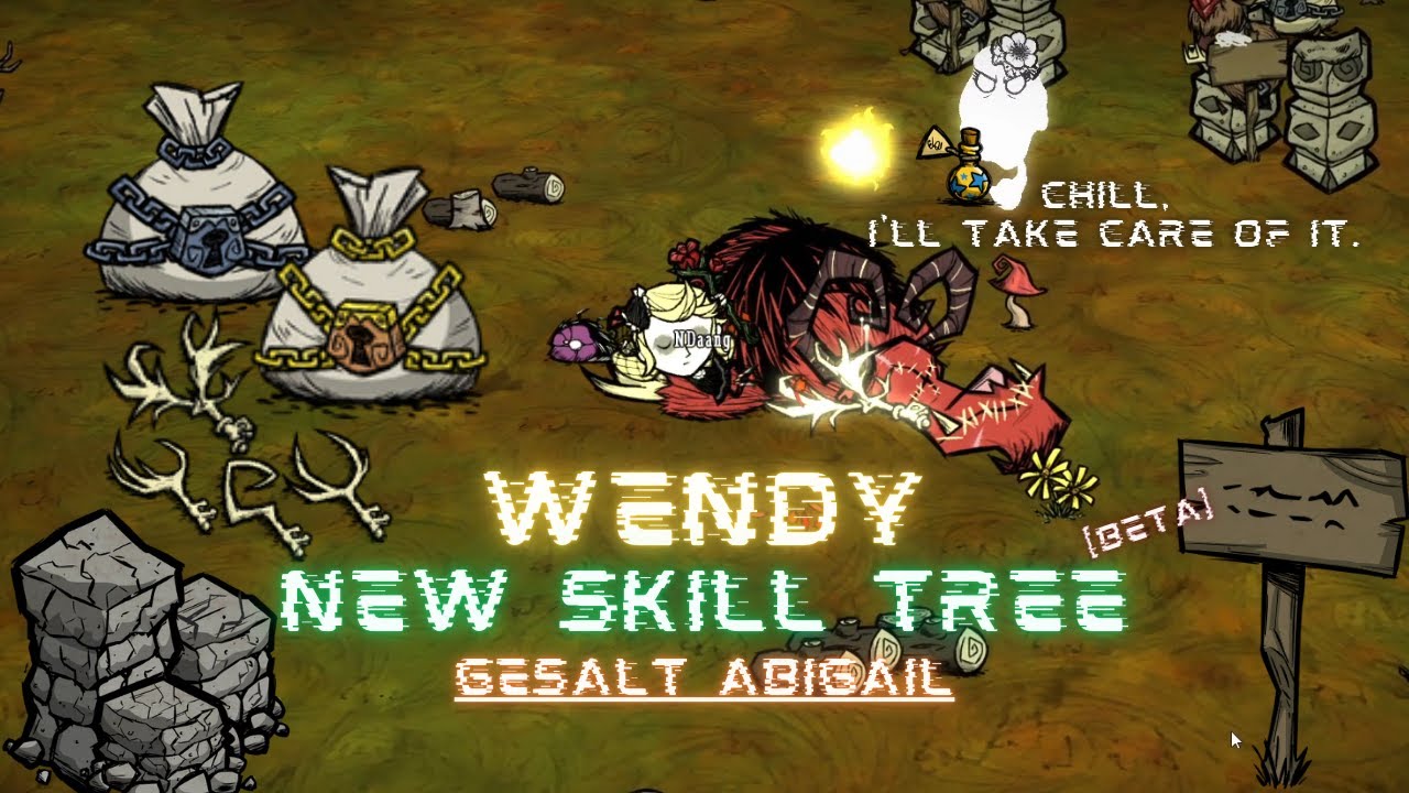 Klaus Crumbles Under Gestalt Abigail’s Power! | Wendy New Skill Tree - Don't Starve Together [BETA]