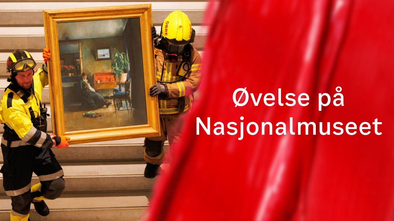 Øvelse sammen med Nasjonalmuseet.