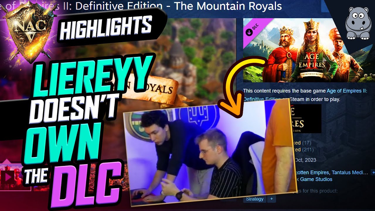Liereyy buys the NEW DLCs on stream - NAC 5 Highlights